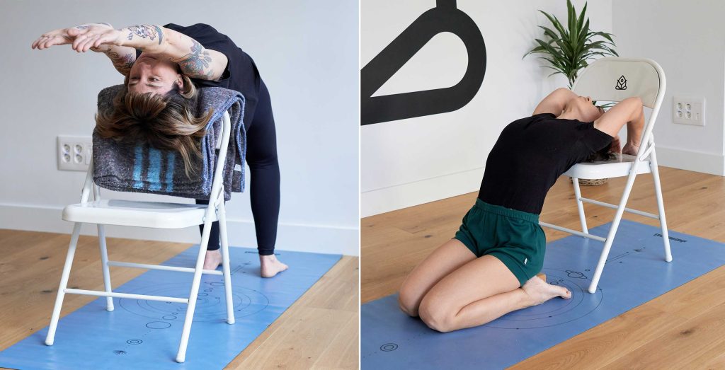 yoga con silla